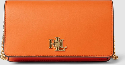 Pomarańczowa torebka Ralph Lauren mała na ramię