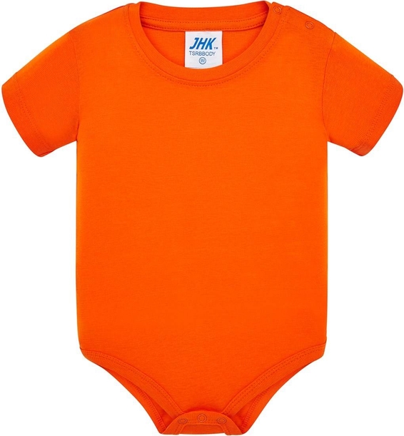 Pomarańczowe body niemowlęce JK Collection