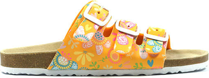 Pomarańczowe buty dziecięce letnie Richter z tkaniny