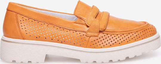Pomarańczowe buty Remonte