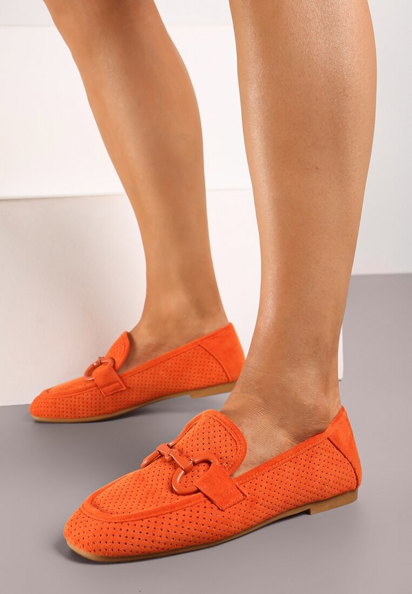 Pomarańczowe buty Renee