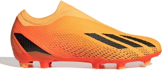 Pomarańczowe buty sportowe Adidas sznurowane