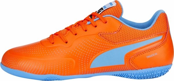 Pomarańczowe buty sportowe dziecięce Puma dla chłopców