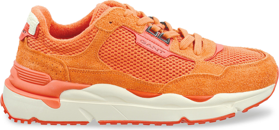 Pomarańczowe buty sportowe Gant w sportowym stylu