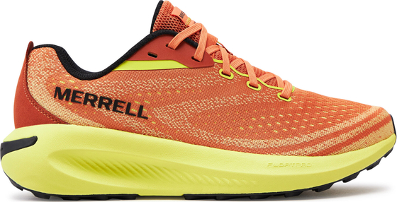 Pomarańczowe buty sportowe Merrell sznurowane