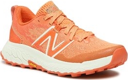 Pomarańczowe buty sportowe New Balance sznurowane w sportowym stylu