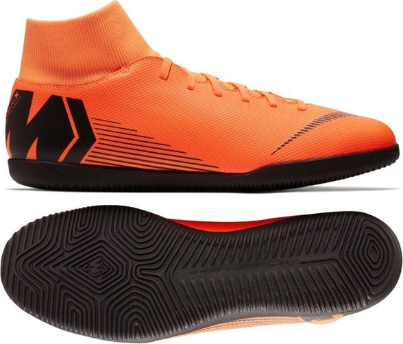 Pomarańczowe buty sportowe Nike sznurowane