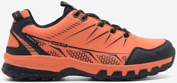 Pomarańczowe buty sportowe Sprandi w sportowym stylu sznurowane