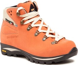 Pomarańczowe buty trekkingowe Zamberlan sznurowane