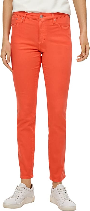 Pomarańczowe jeansy S.Oliver w stylu klasycznym