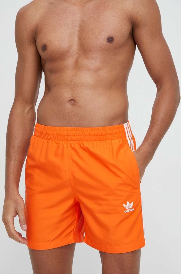 Pomarańczowe kąpielówki Adidas Originals