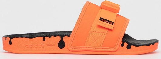Pomarańczowe klapki Adidas Originals