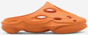 Pomarańczowe klapki Sprandi z płaską podeszwą w stylu casual