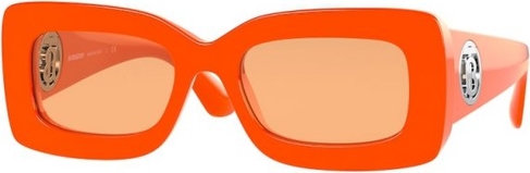 Pomarańczowe okulary damskie Burberry