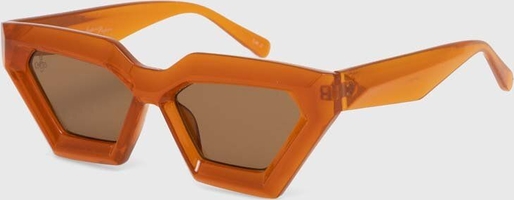 Pomarańczowe okulary damskie Jeepers Peepers