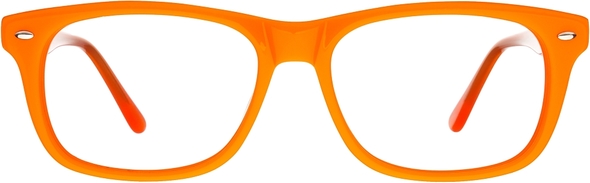 Pomarańczowe okulary damskie Moretti