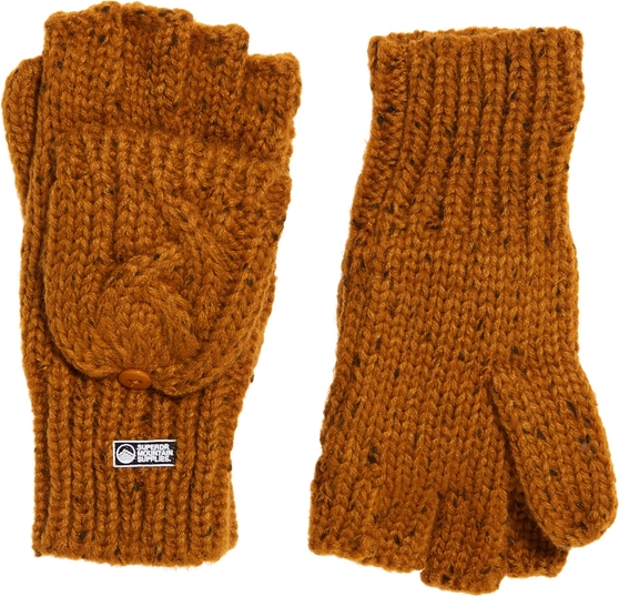 Pomarańczowe rękawiczki Superdry