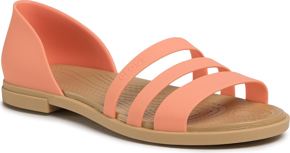 Pomarańczowe sandały Crocs w stylu casual