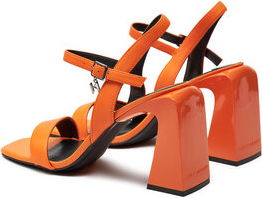 Pomarańczowe sandały Karl Lagerfeld