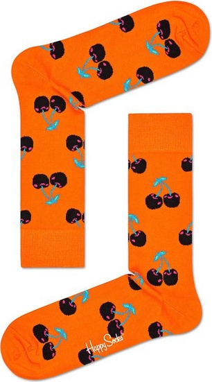 Pomarańczowe skarpetki Happy Socks