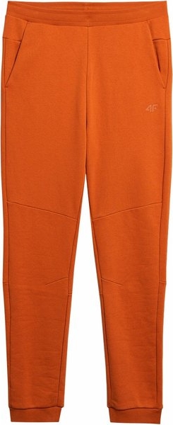 Pomarańczowe spodnie 4F w sportowym stylu
