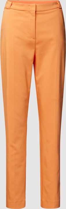Pomarańczowe spodnie comma, z bawełny