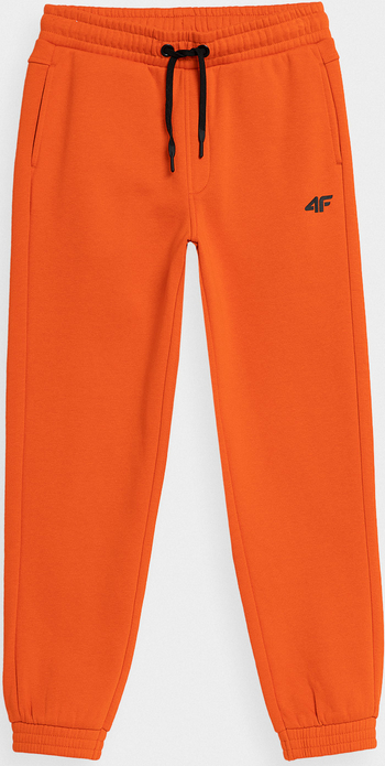 Pomarańczowe spodnie dziecięce 4F