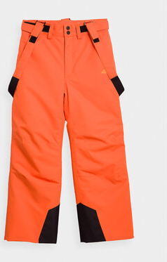 Pomarańczowe spodnie dziecięce 4F dla chłopców
