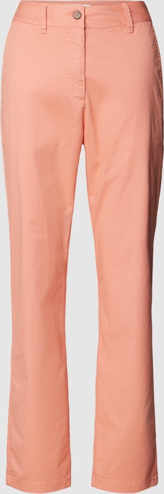 Pomarańczowe spodnie Gant z bawełny