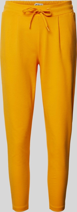 Pomarańczowe spodnie Ichi w stylu casual