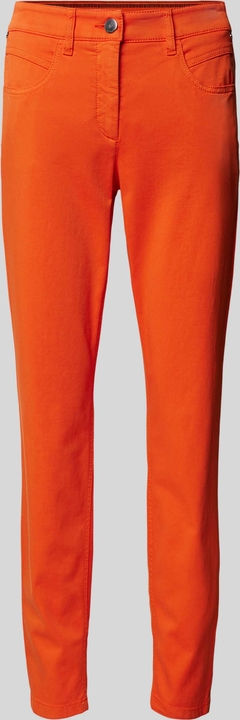 Pomarańczowe spodnie Luisa Cerano w stylu casual