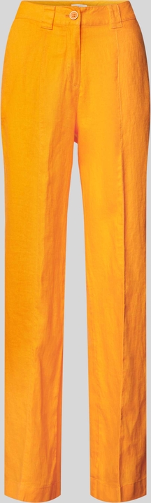Pomarańczowe spodnie S.Oliver w stylu casual