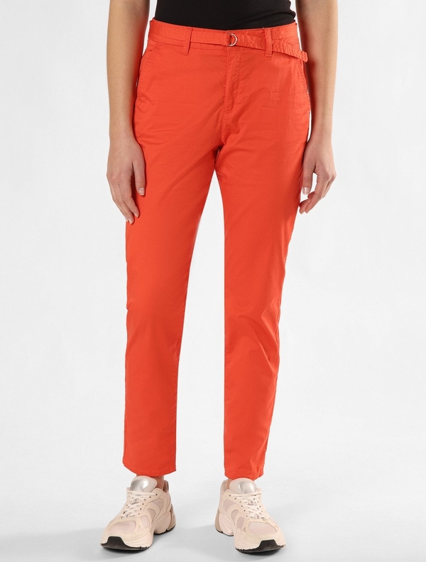 Pomarańczowe spodnie S.Oliver w stylu casual