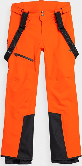 Pomarańczowe spodnie sportowe 4F w sportowym stylu