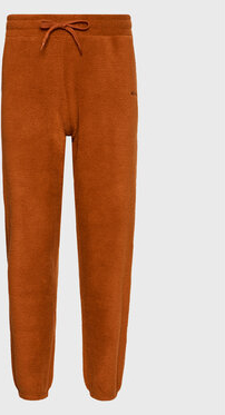 Pomarańczowe spodnie sportowe Brixton z dresówki
