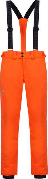 Pomarańczowe spodnie sportowe Descente z tkaniny
