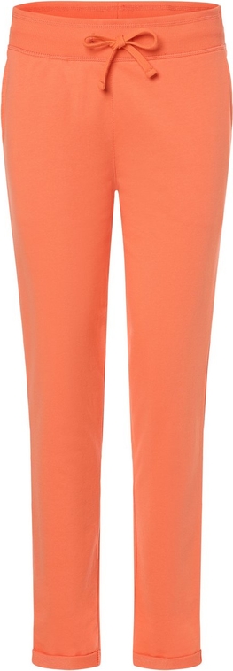 Pomarańczowe spodnie sportowe Marie Lund w stylu casual z dresówki