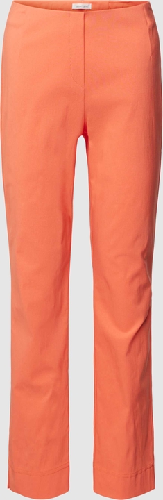 Pomarańczowe spodnie Stehmann w stylu casual