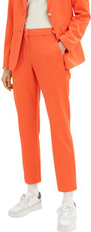 Pomarańczowe spodnie Tom Tailor w stylu casual