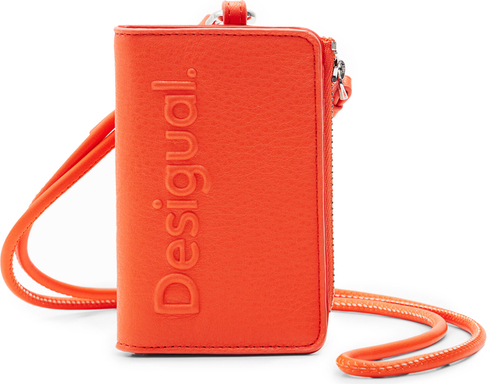 Pomarańczowy portfel Desigual