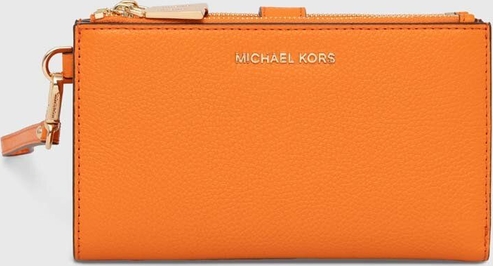 Pomarańczowy portfel Michael Kors