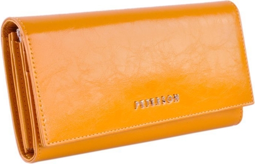 Pomarańczowy portfel Peterson