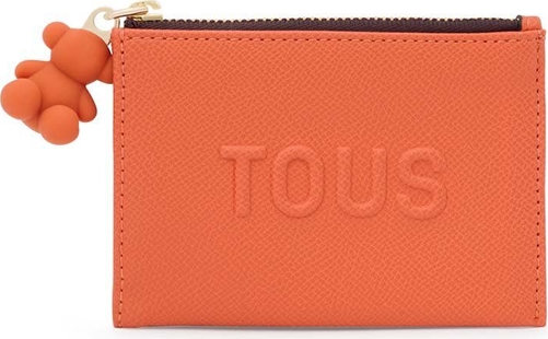 Pomarańczowy portfel TOUS