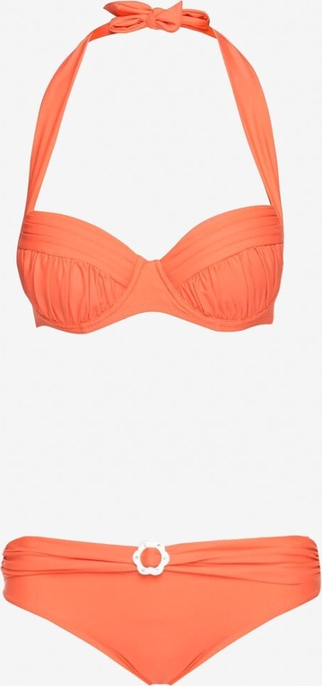 Pomarańczowy strój kąpielowy born2be w stylu klasycznym