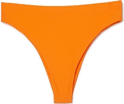 Pomarańczowy strój kąpielowy Cropp w młodzieżowym stylu