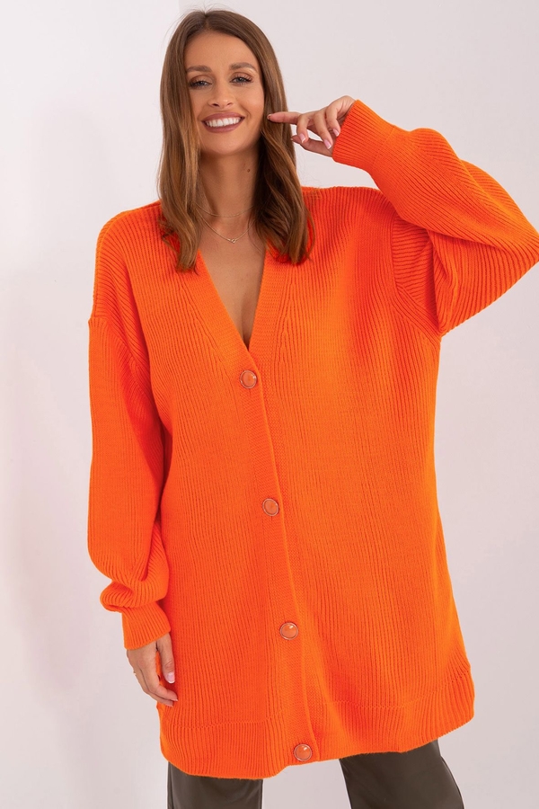 Pomarańczowy sweter 5.10.15 w stylu casual