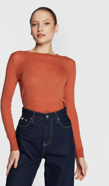 Pomarańczowy sweter Calvin Klein