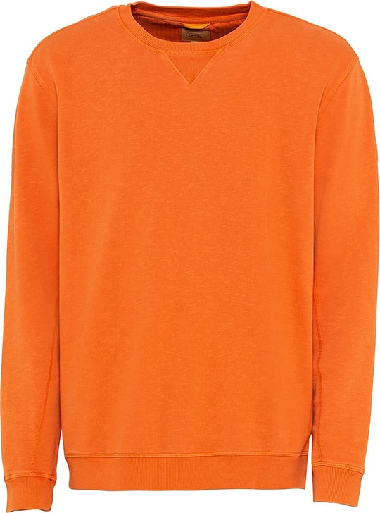Pomarańczowy sweter Camel Active w stylu casual z bawełny
