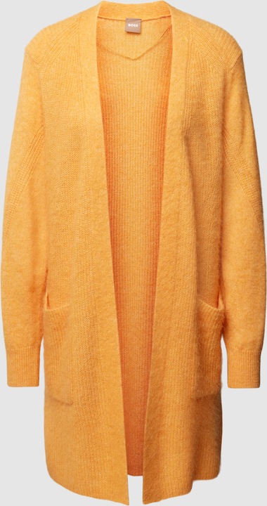 Pomarańczowy sweter Hugo Boss z alpaki w stylu casual