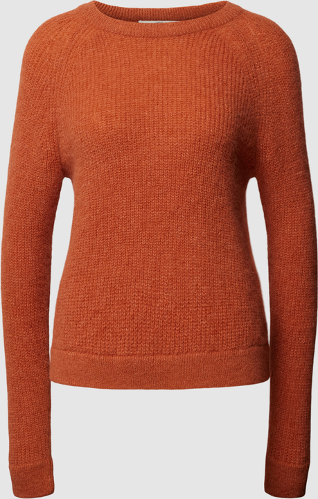 Pomarańczowy sweter Lanius w stylu casual